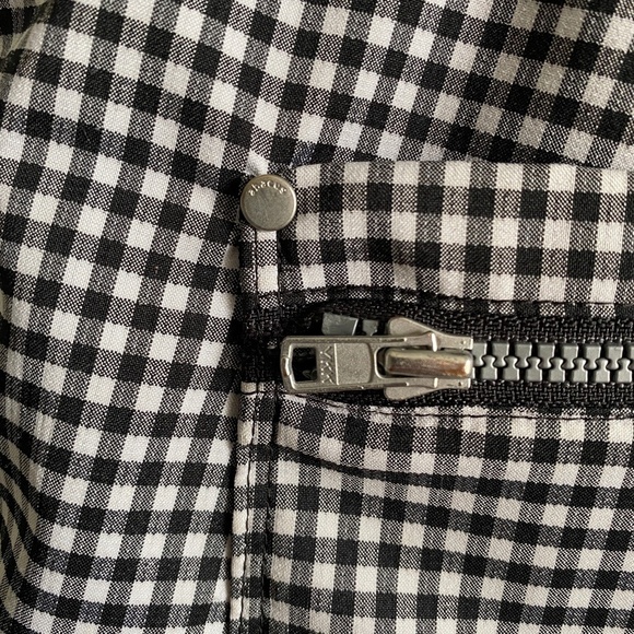 Abacus Women's Black + White Checkerboard Stretchy Golf Pants Size 8 - Picture 8 of 16